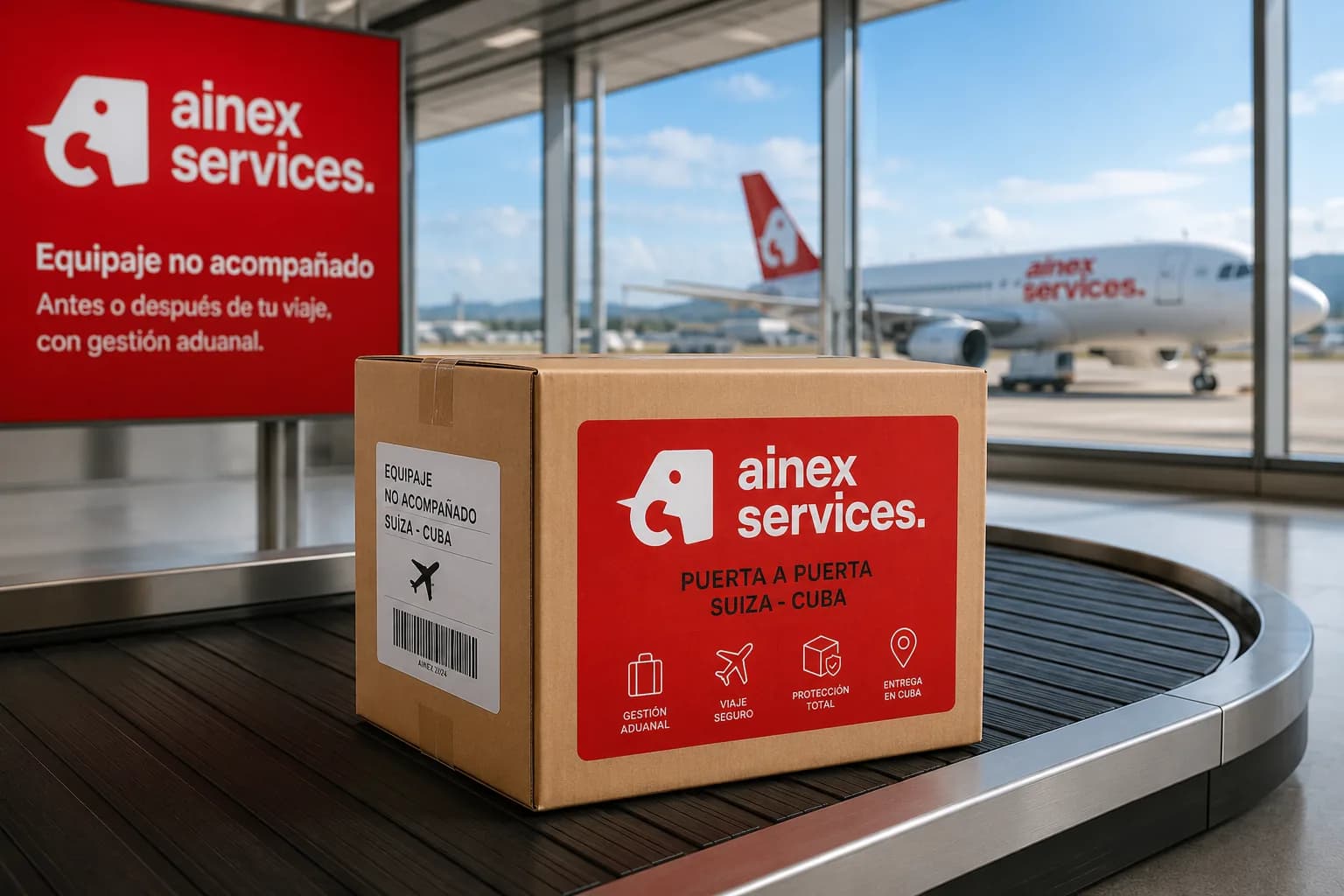 Equipaje no acompañado de Ainex Services